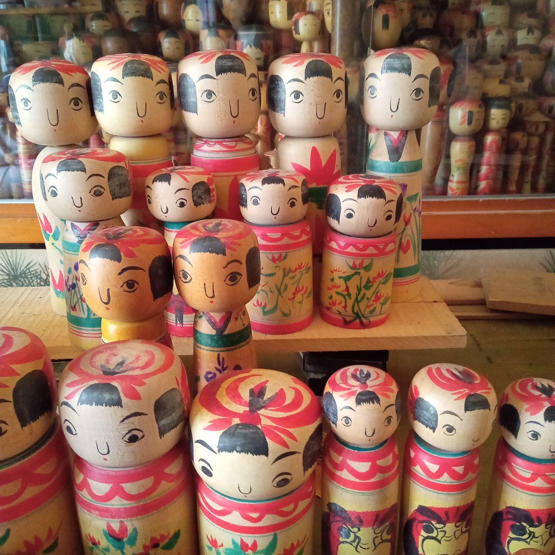 e7伝統こけし！阿部進矢15本常吉28本