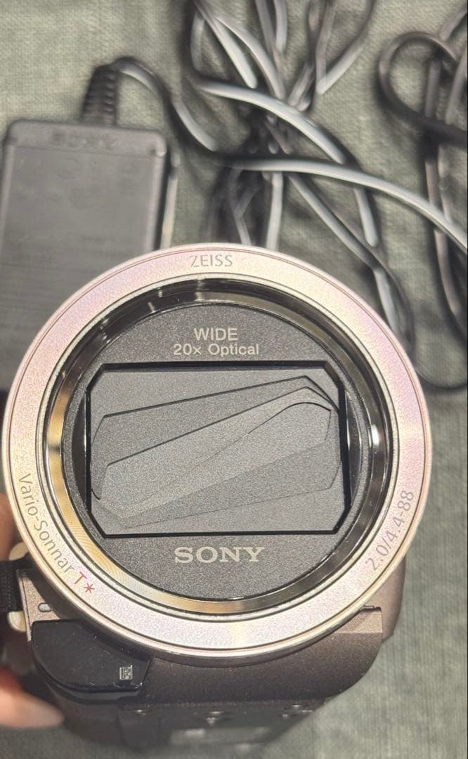 【美品】SONY 4Kビデオカメラ FDR-AX45（ブラウン）