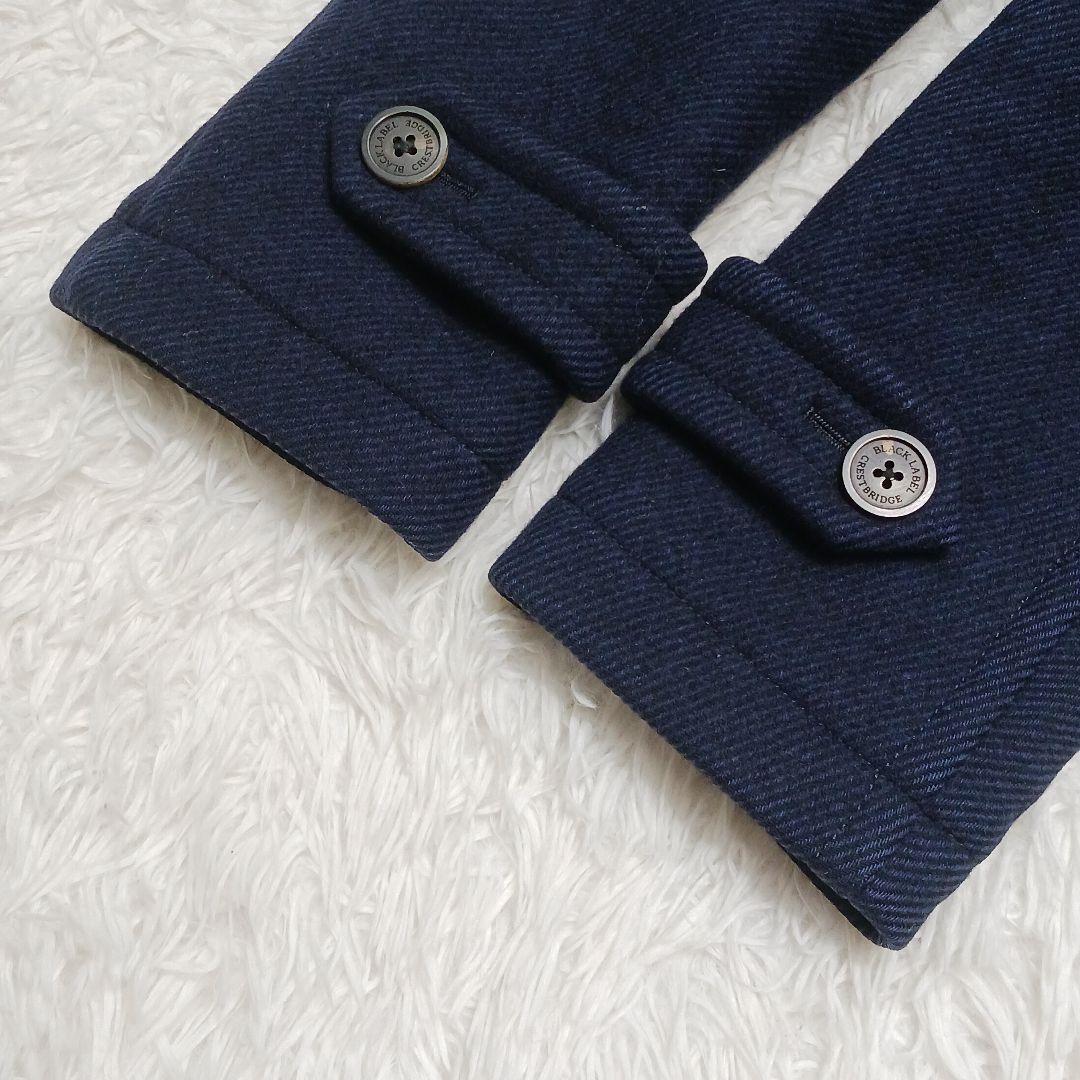 ブラックレーベルクレストブリッジ　ダッフルコート　ネイビー　水牛トグル　M