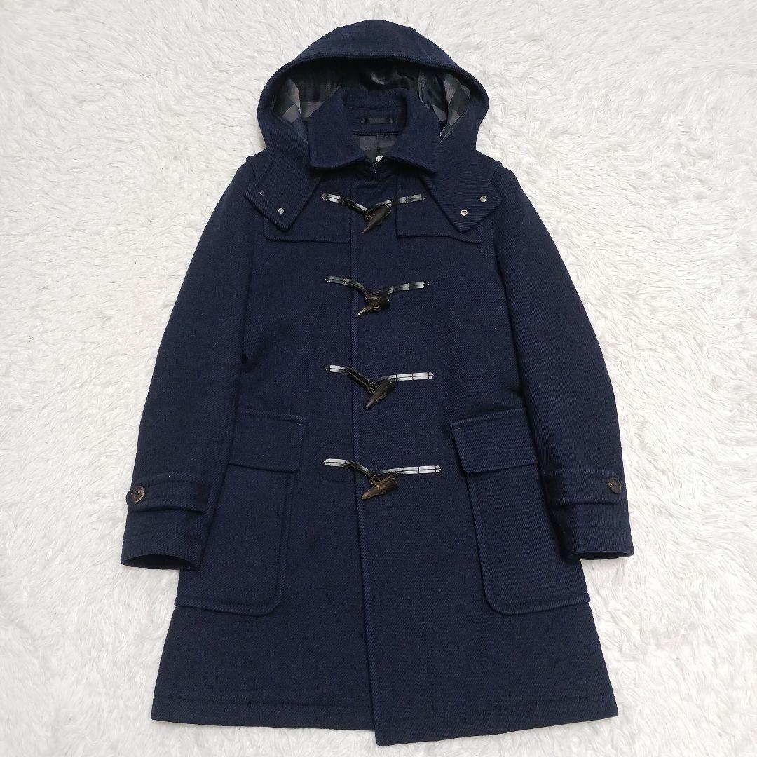 ブラックレーベルクレストブリッジ　ダッフルコート　ネイビー　水牛トグル　M