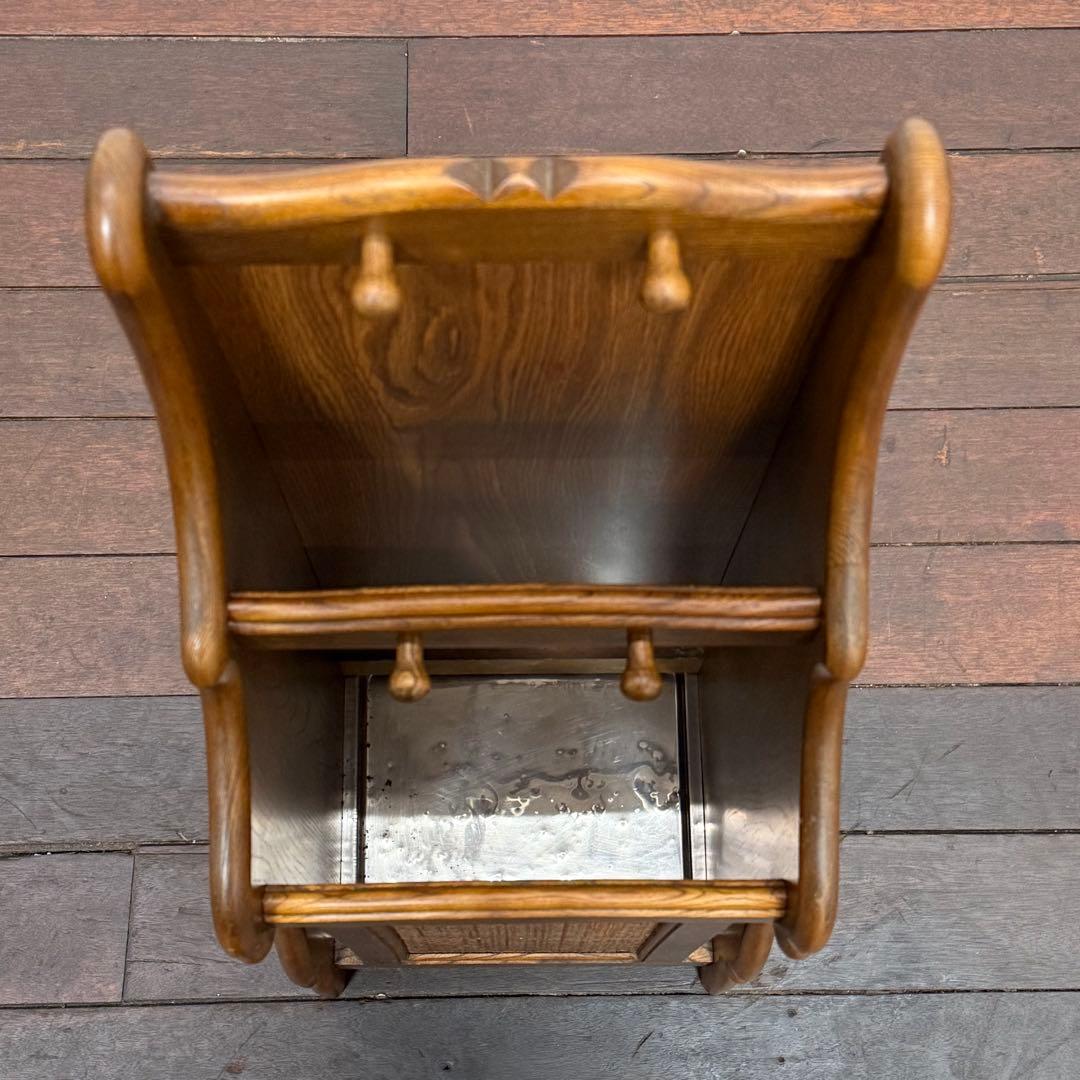 H21K56a カリモク karimoku 傘立て ラタン