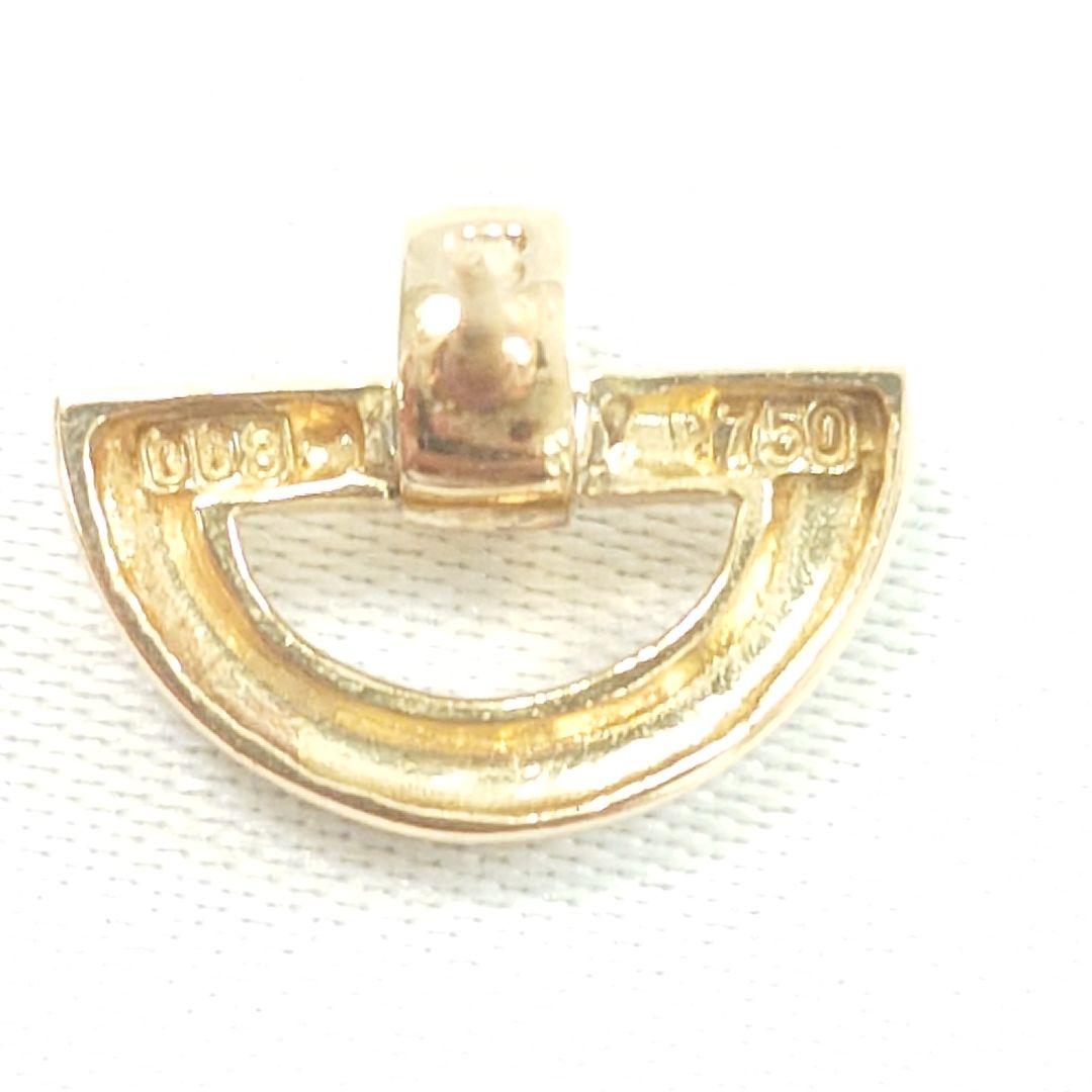 CELINE セリーヌ K18 ダイヤ ピアス 片耳用 6569