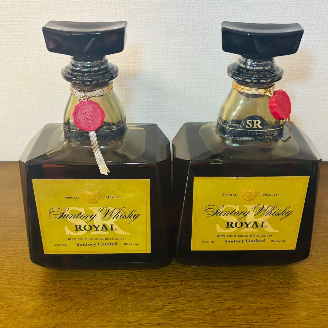 サントリー ウィスキー クレスト ローヤル 未開封 3本まとめ売り
