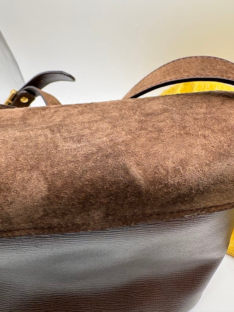 良品 フェンディ FENDI ショルダーバッグ ブラウン ヴィンテージ