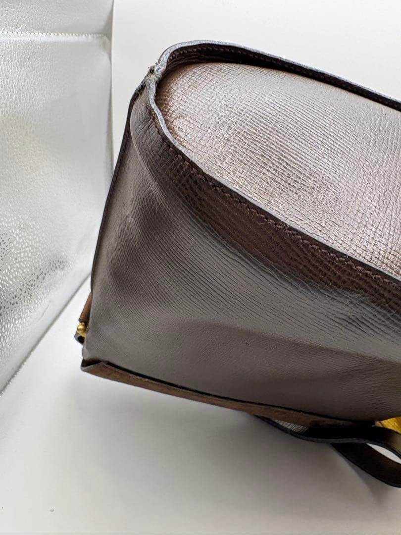 良品 フェンディ FENDI ショルダーバッグ ブラウン ヴィンテージ