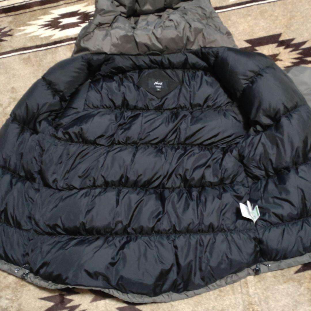 美品　ナンガ　XL　ダウンジャケット　グレー