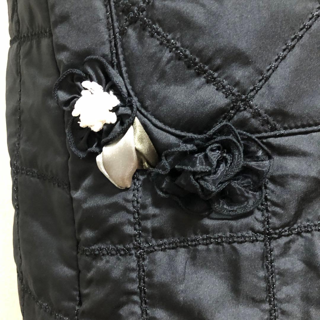 お花モチーフ エプロン ワンピース