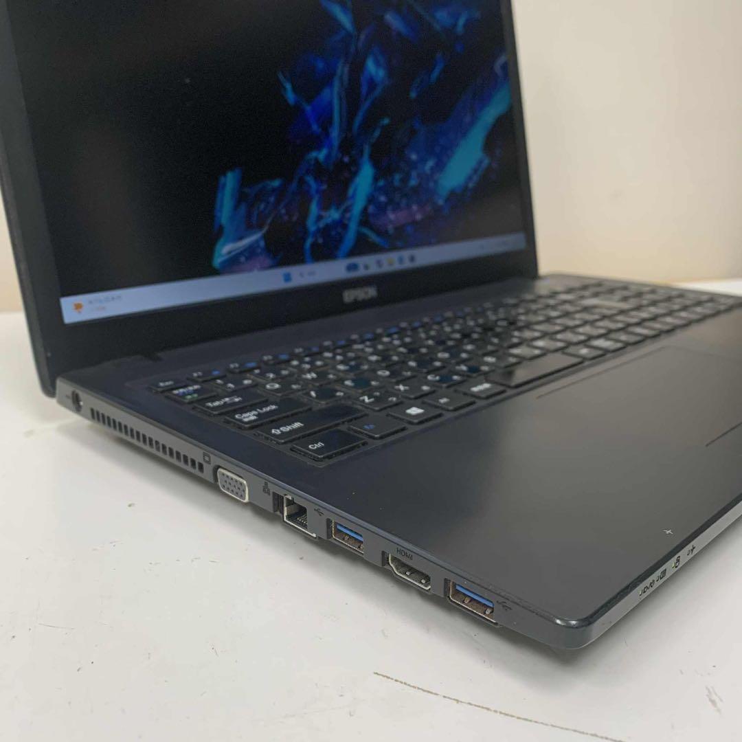 Windowsノート本体 #887 Epson NJ6100E i7-7700U 16GB GTX1050