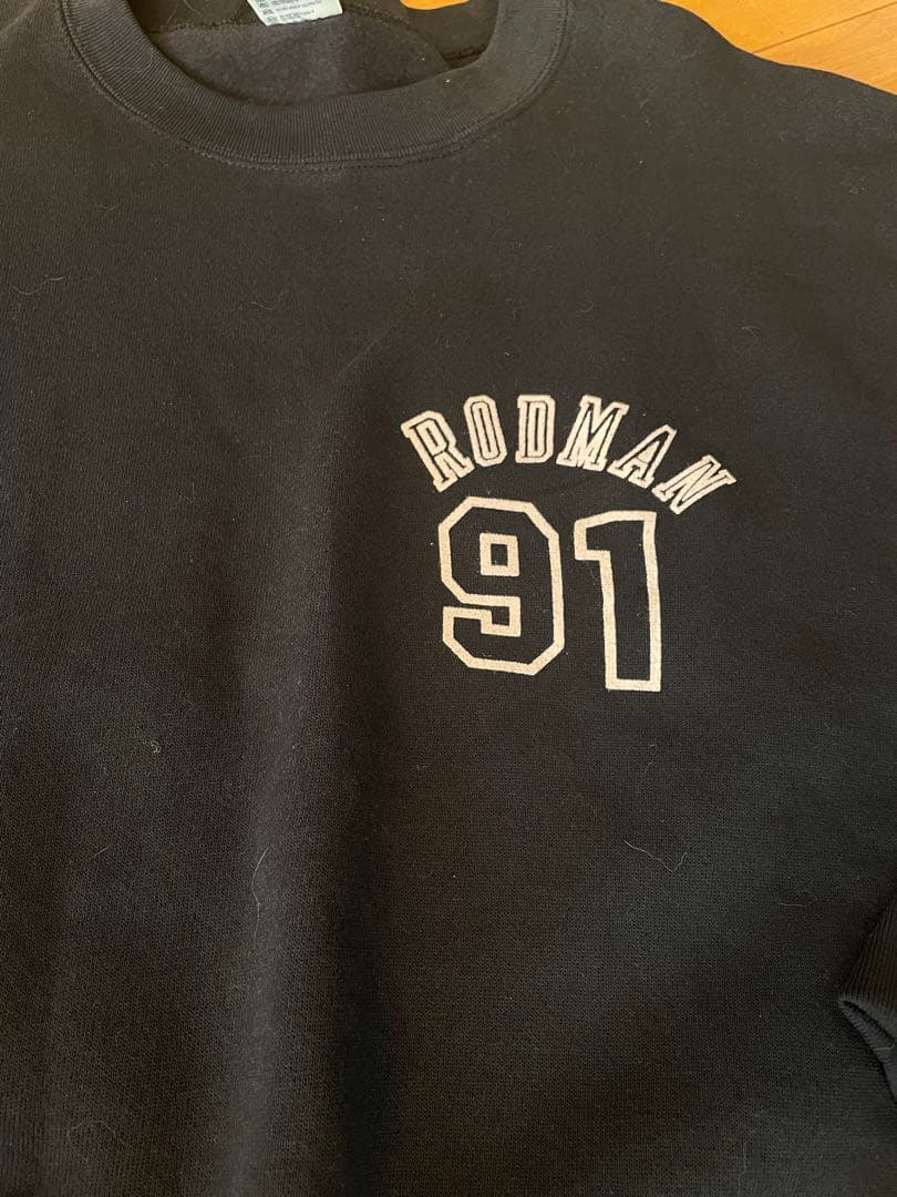 アメリカ製！DELTAデルタスウェットRODMAN 91 バックプリント