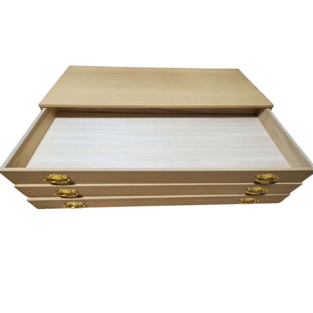 桐箪笥 桐だんす 着物たんす 和箪笥 三段 和モダン ヴィンテージ 収納家具