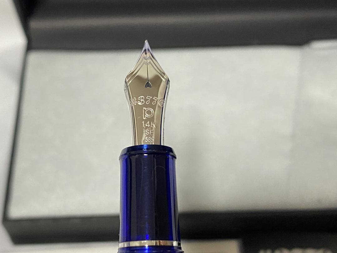 PLATINUM 3776 CENTURY 万年筆 シャトルブルー SF
