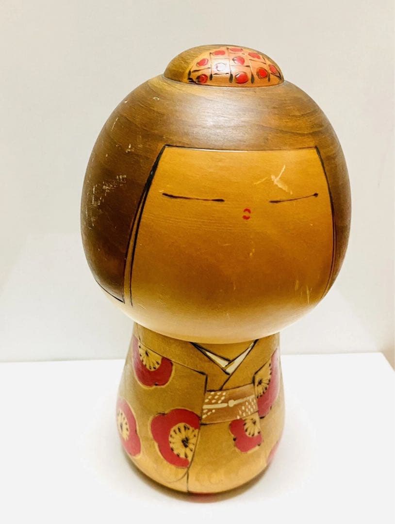 中古　こけし　人形　日本　木製　東亜　コレクション　アンティーク　美術品 Q