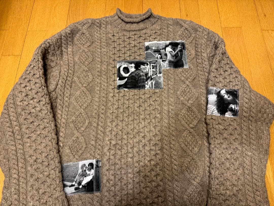 46 soloist 24aw フィッシャーマンニット ベージュ