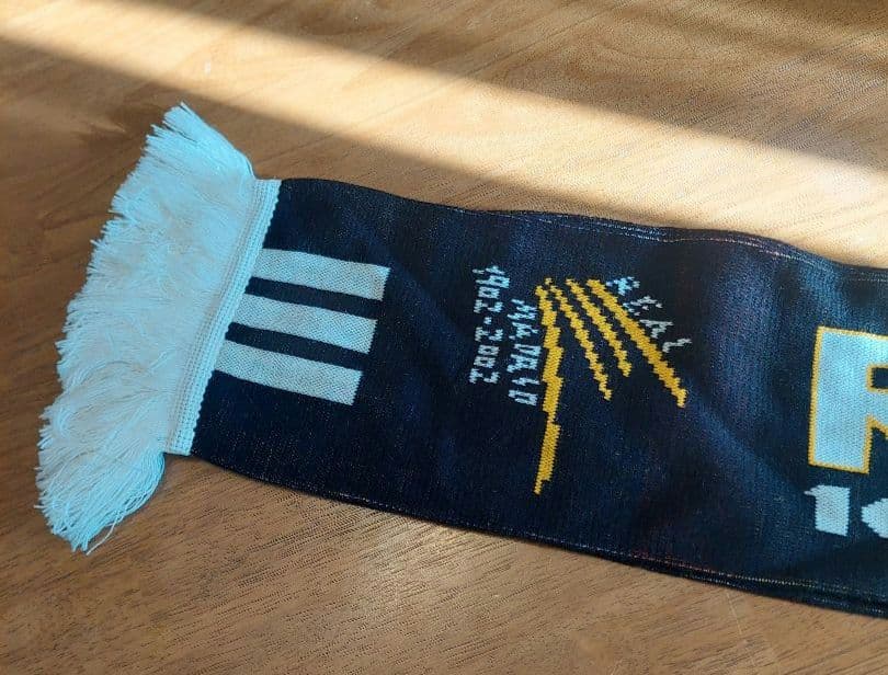 レアル・マドリード100周年記念 マフラー adidas 正規品