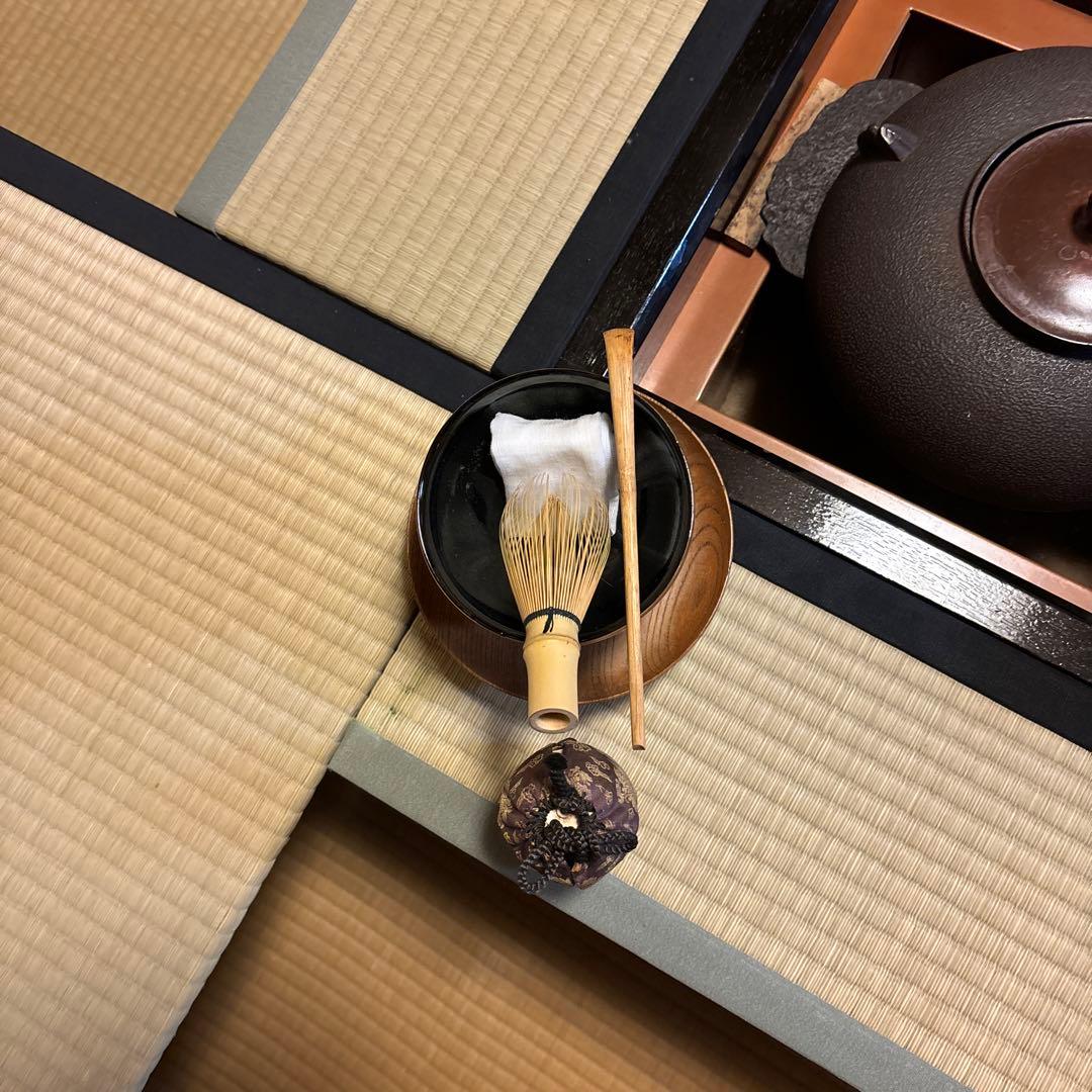 楽々茶棚　収納付き道具畳の台と炉壇ボックス、建水台と貴人畳の角の台の4点セット