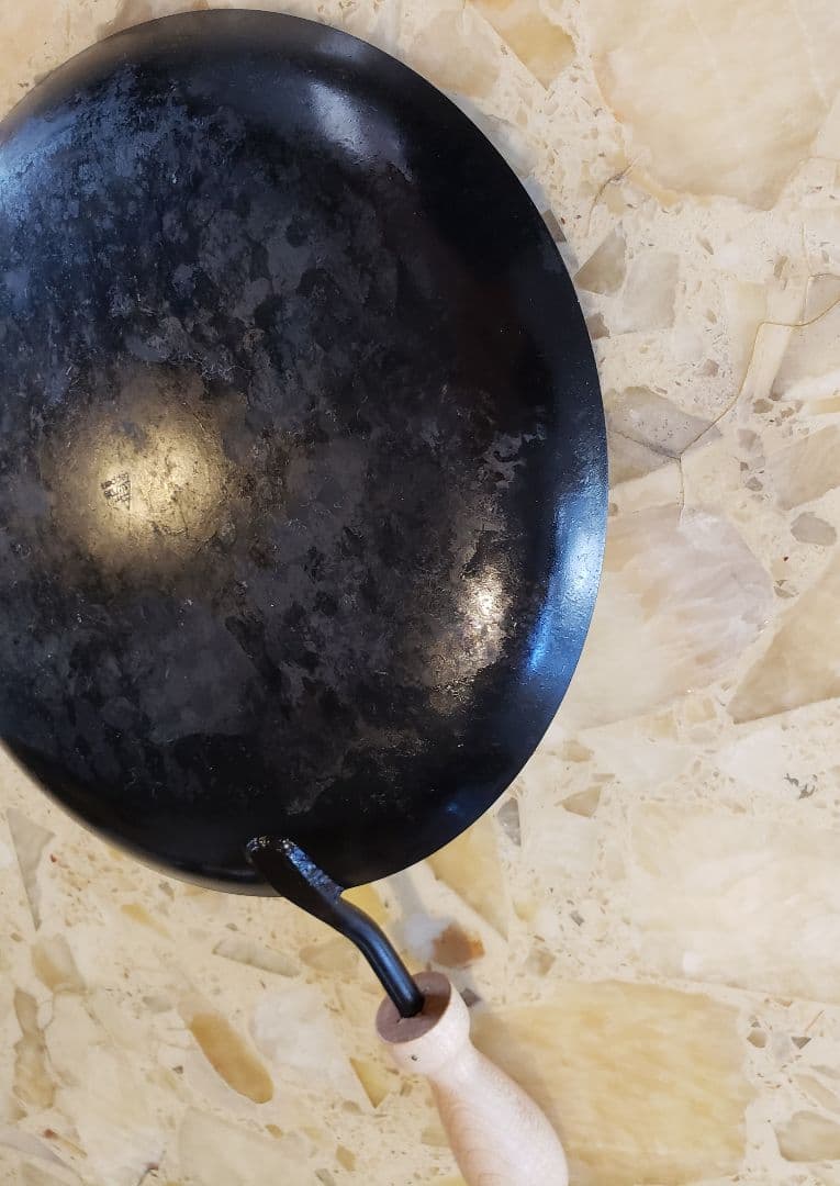 最終価格※タキビズム※鉄製フライパン 木製ハンドル　美品♪