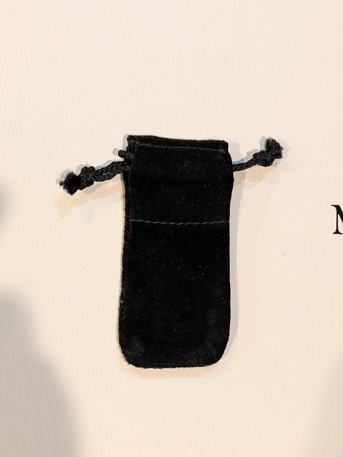 【純正革袋/レシート付】クロムハーツ セーフティピン ピアス 1ダイヤ