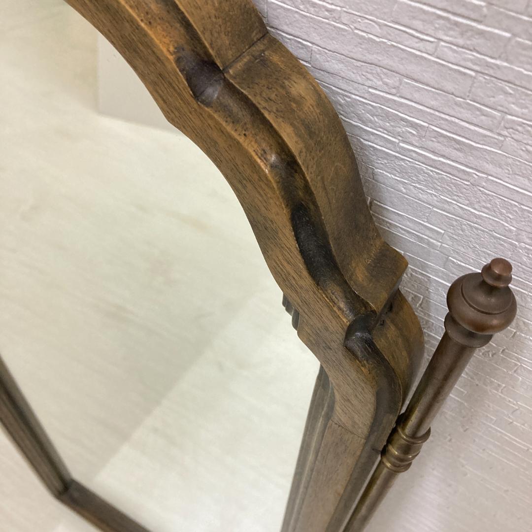 アンティーク調　クラシック　ウォールミラー　壁掛け　鏡