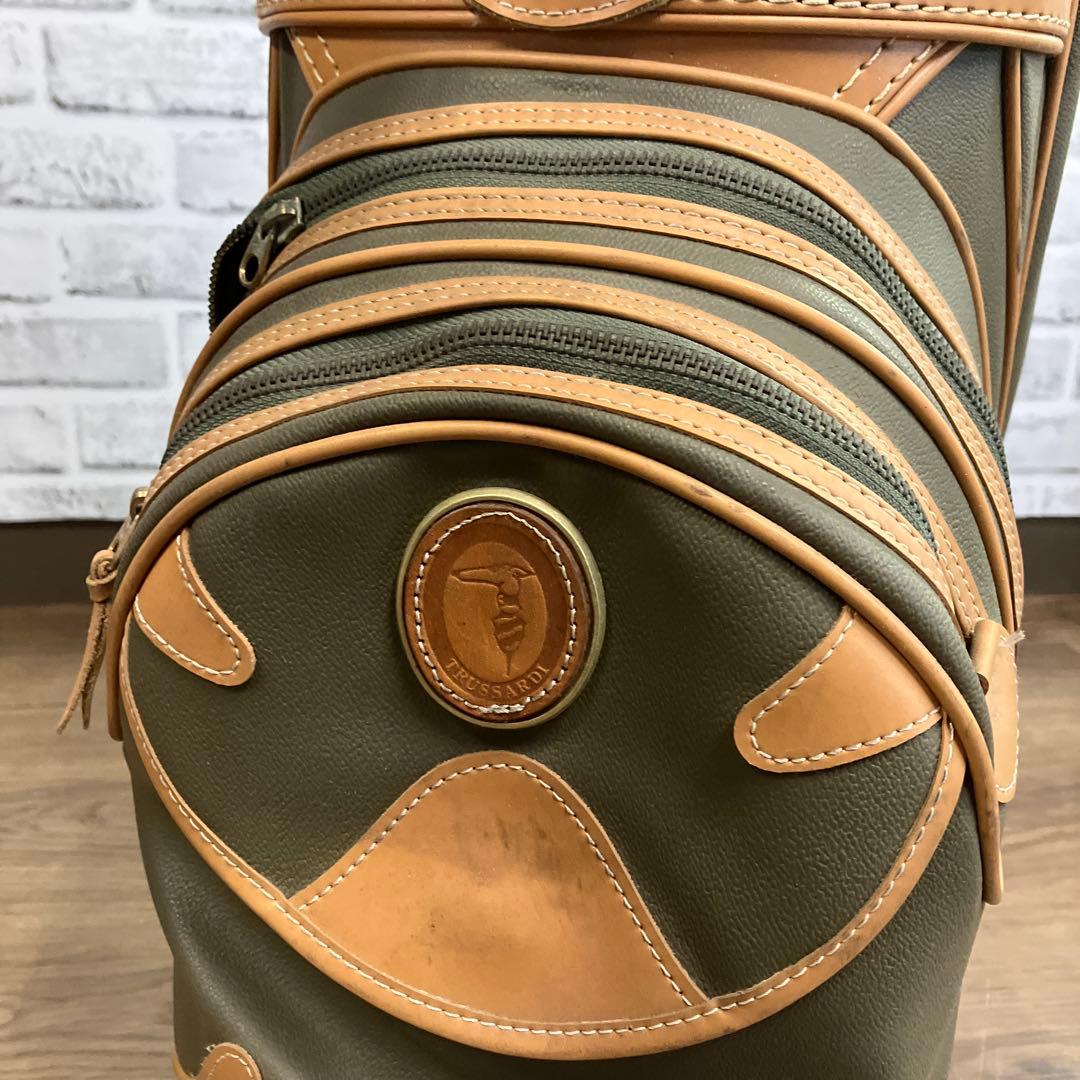 昭和レトロ 希少 ヴィンテージ TRUSSARDI トラサルディ キャディバッグ
