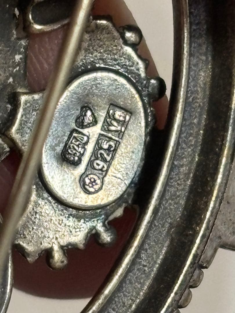 KalevalaKoru925Finland1998ターコイズ パールブローチ