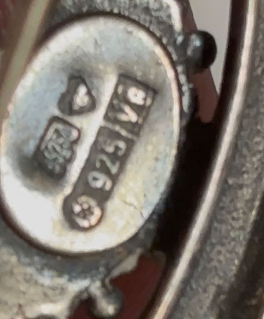 KalevalaKoru925Finland1998ターコイズ パールブローチ