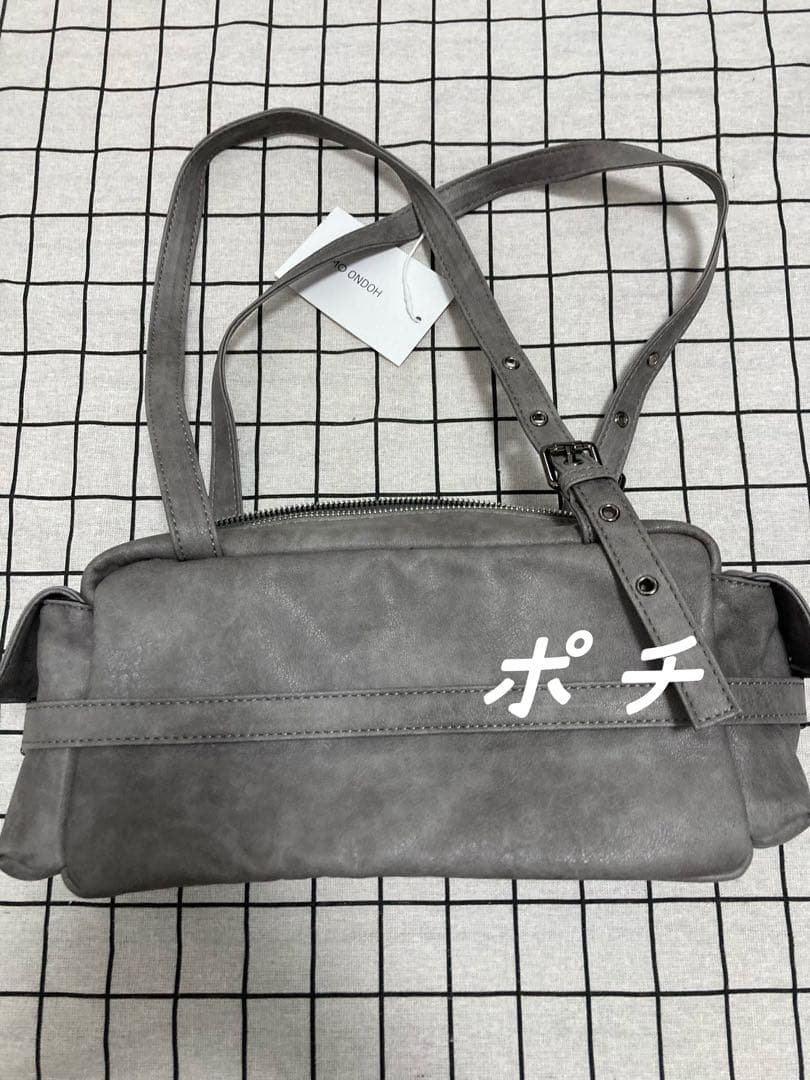 SAMO ONDOH グレー ショルダーバッグ