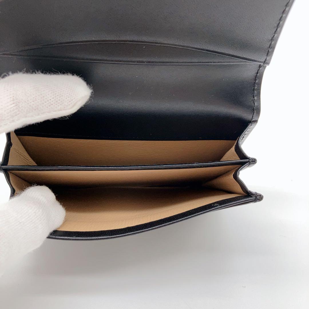 【美品】Paul Smith コードバン　名刺入れ　ブラック　総革仕上げ　最上位