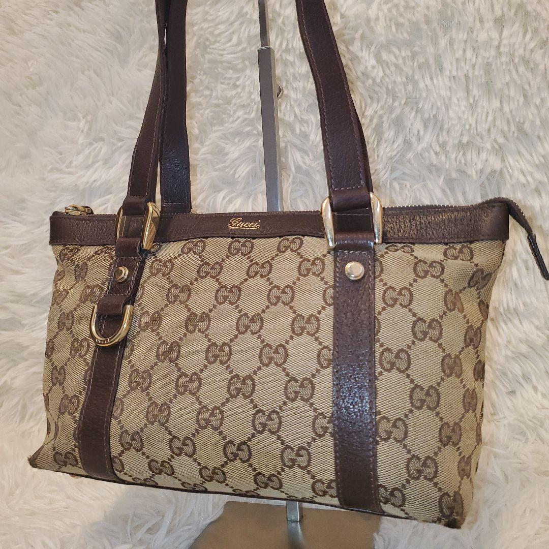 ⭐良品⭐GUCCI ggキャンバス アビー ミニ ショルダーバッグ