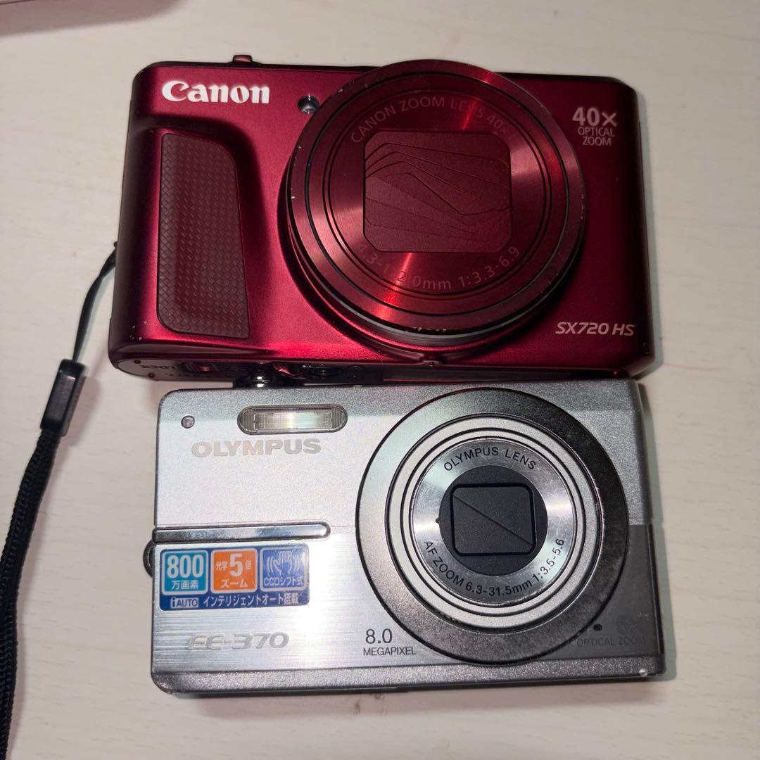 【値引き可能　即日発送】デジカメ2点セット　壊れています　ジャンク品