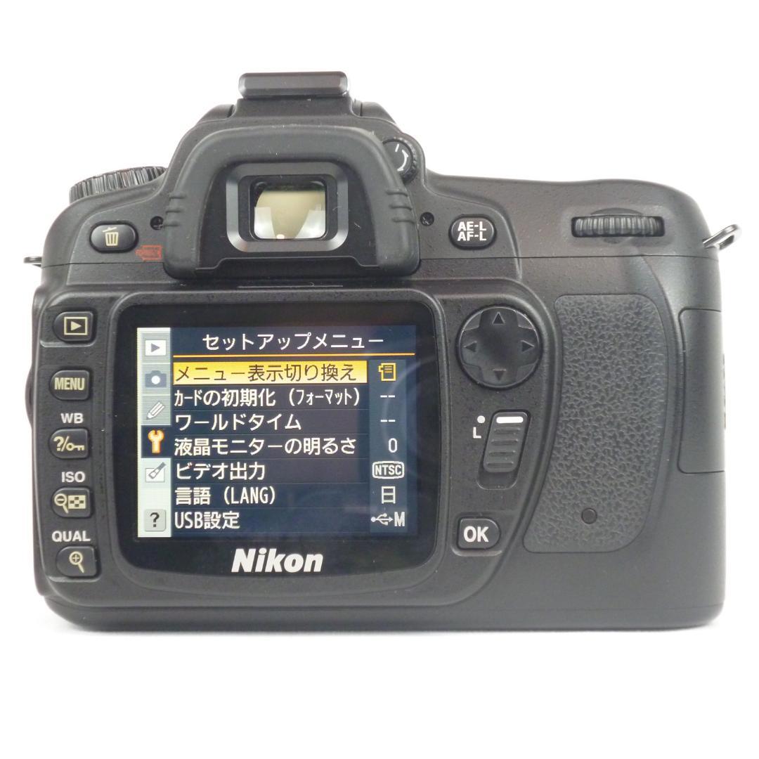 【Nikon】ニコン D80 + タムロンレンズ18-200mm 動作品