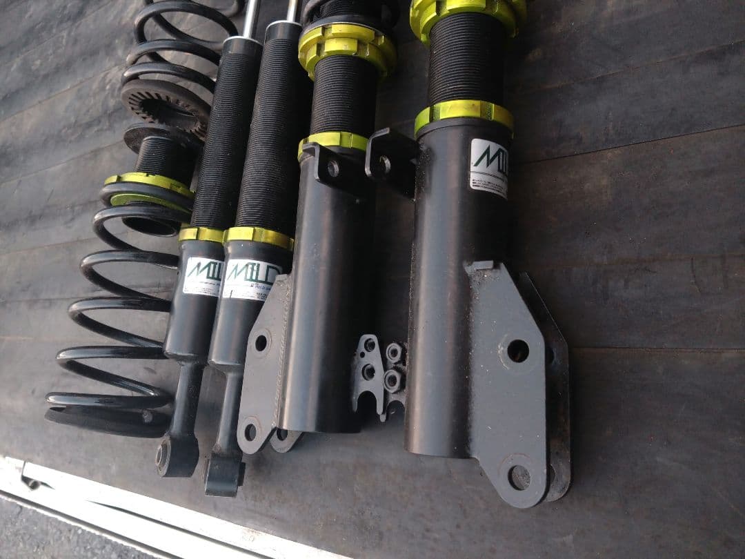 車高調 フルタップ 減衰力調整MILD　マイルド　ムーブ　100系？　ジャンクで