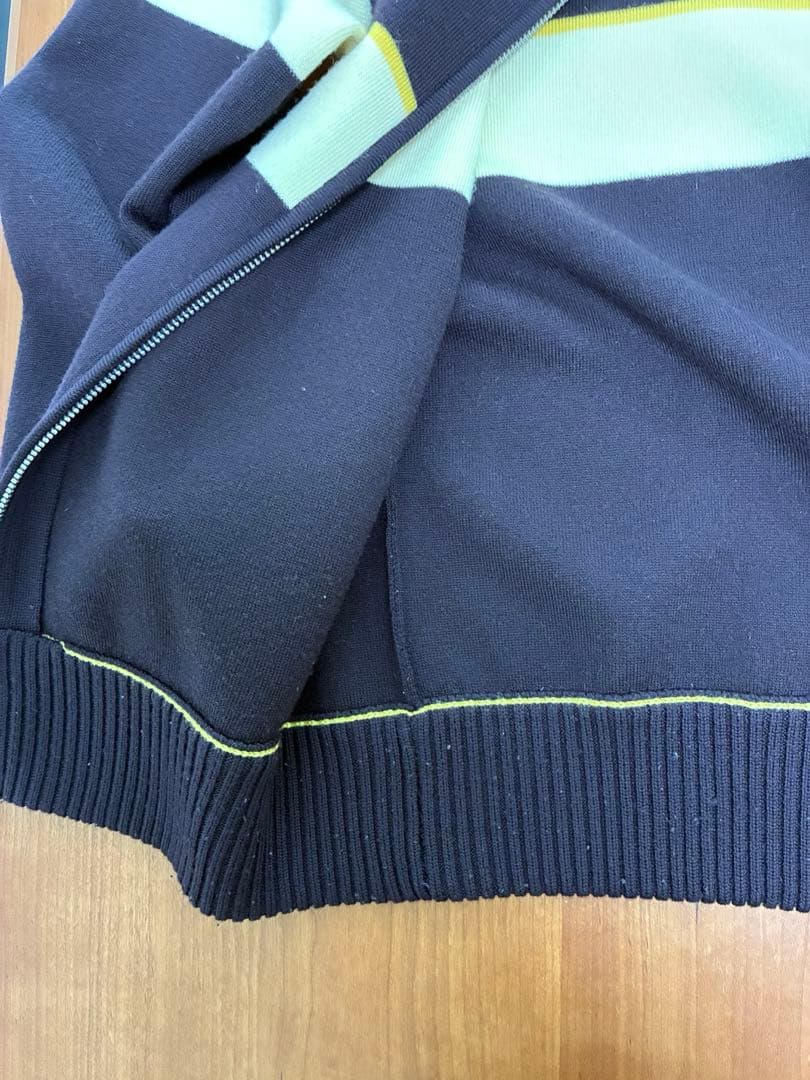 ウェールズボナー　ニットトラックジャケット