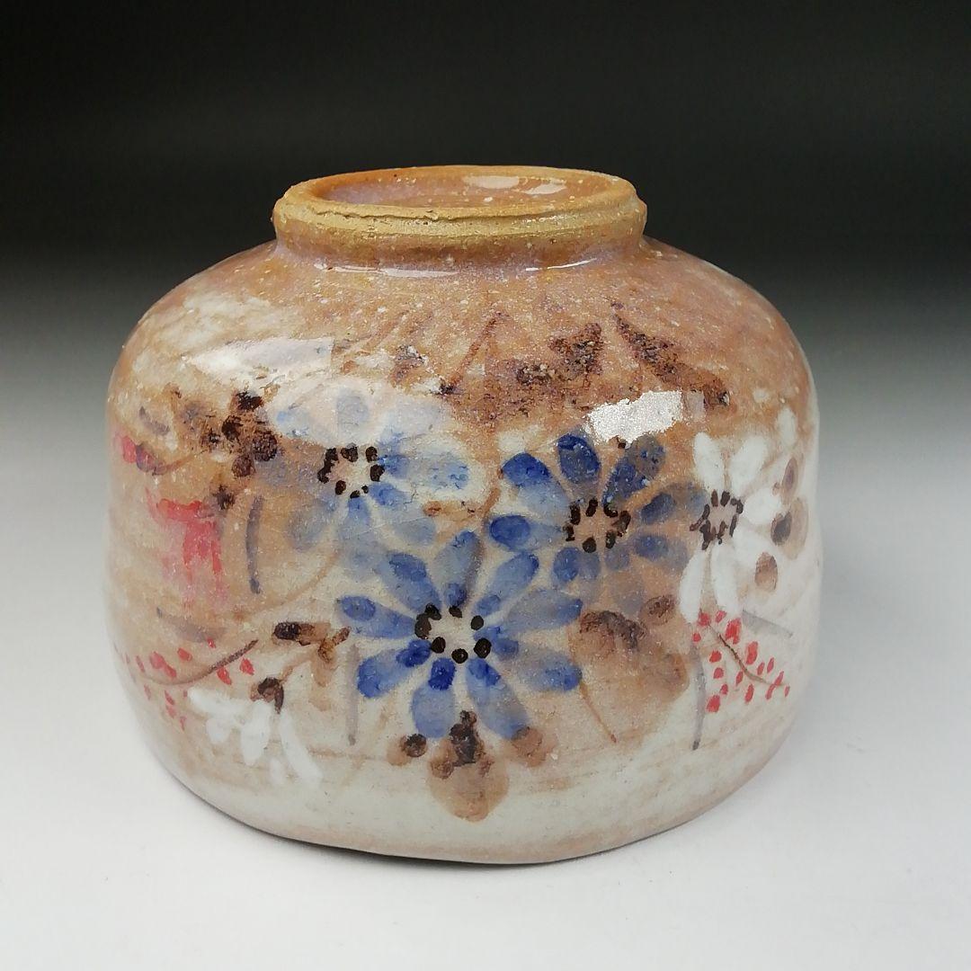 Ｔ６００　茶碗　『掛分釉　秋草』『近藤清泉 造』　共箱　抹茶碗　茶道具