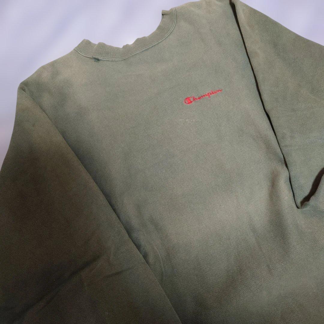 チャンピオン リバースウィーブ 90s アメリカ製 スウェット グリーン XL