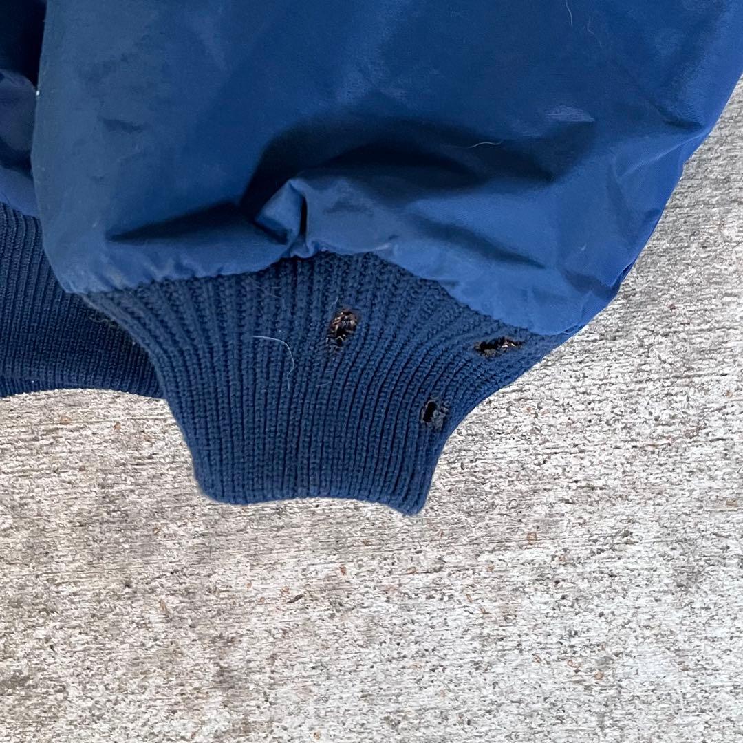 80s patagonia USA製 シェルドシンチラジャケット ネイビー