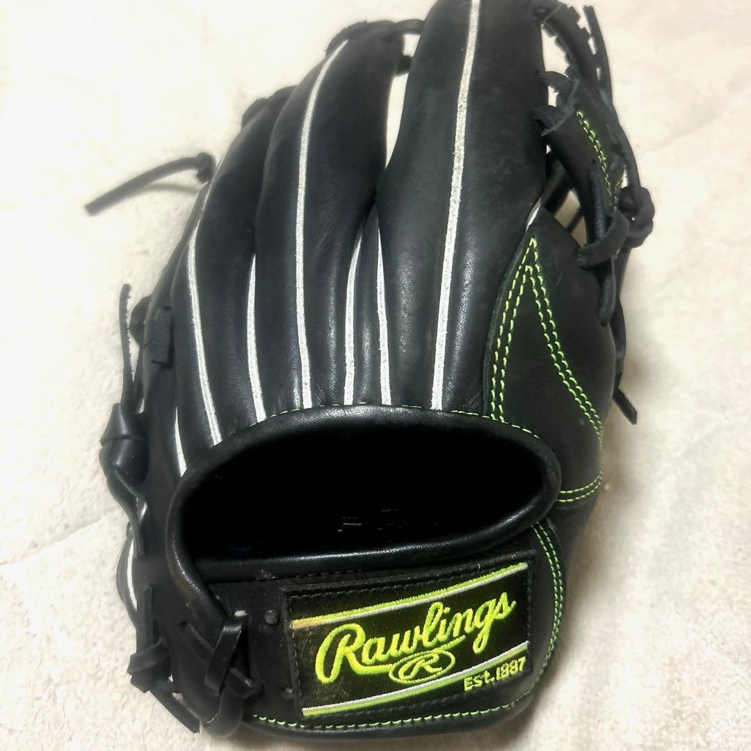 Rawlings ブラック 軟式グローブ