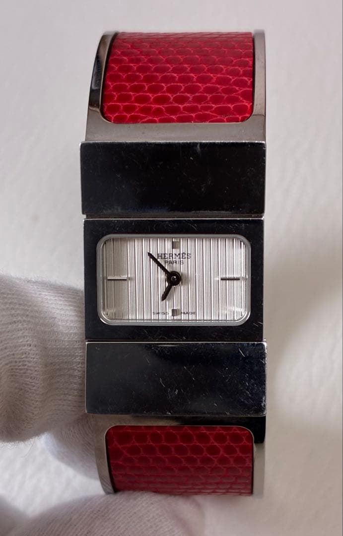 HERMESスクエアフェイス ロケ　時計 101710 H
