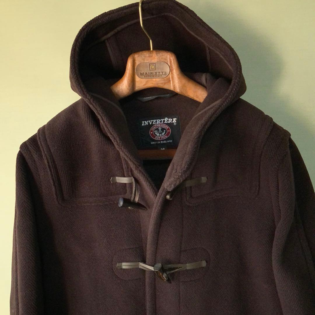 極美品 INVERTERE インバーティア ダッフル 36 英国製 ヴィキューナ