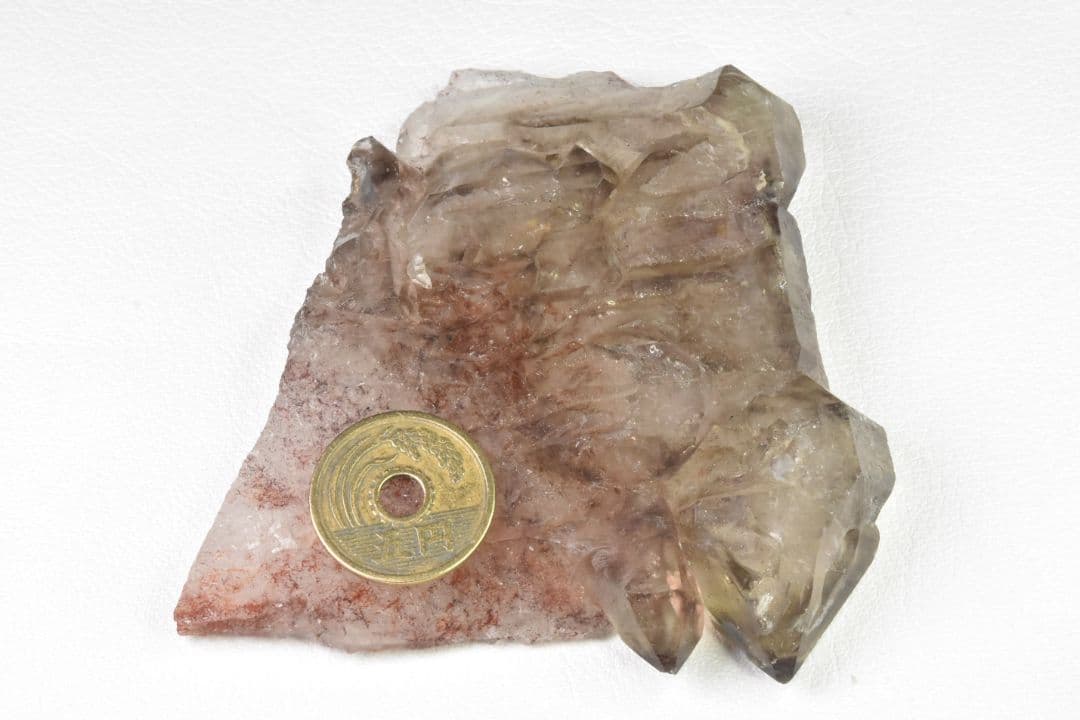 インド タミル・ナードゥ カルール産 ピンクファイヤークォーツ ジャガレータイプ