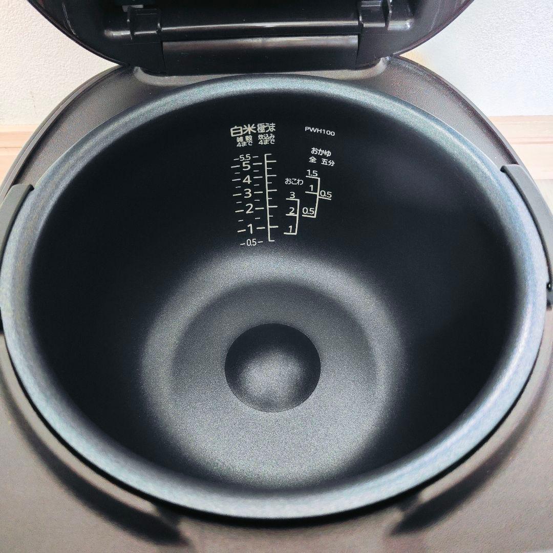 TIGER IH炊飯器 5合炊き 2023年製 JPW-D100 遠赤黒厚釜