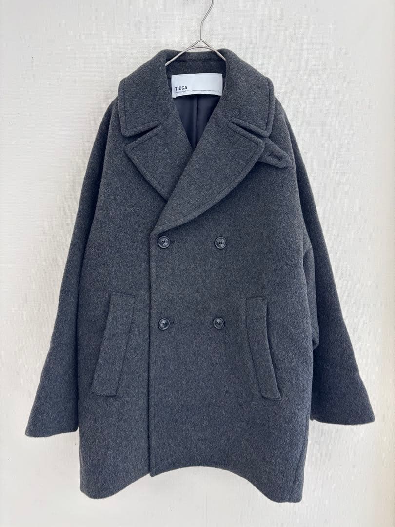 TICCA　ティッカ　ピーコート 　TBDA-232 　グレー　F