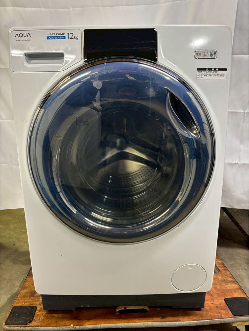 AQUAドラム式洗濯機 AQW-DX12M 2022年製 洗濯12kg乾燥6kg