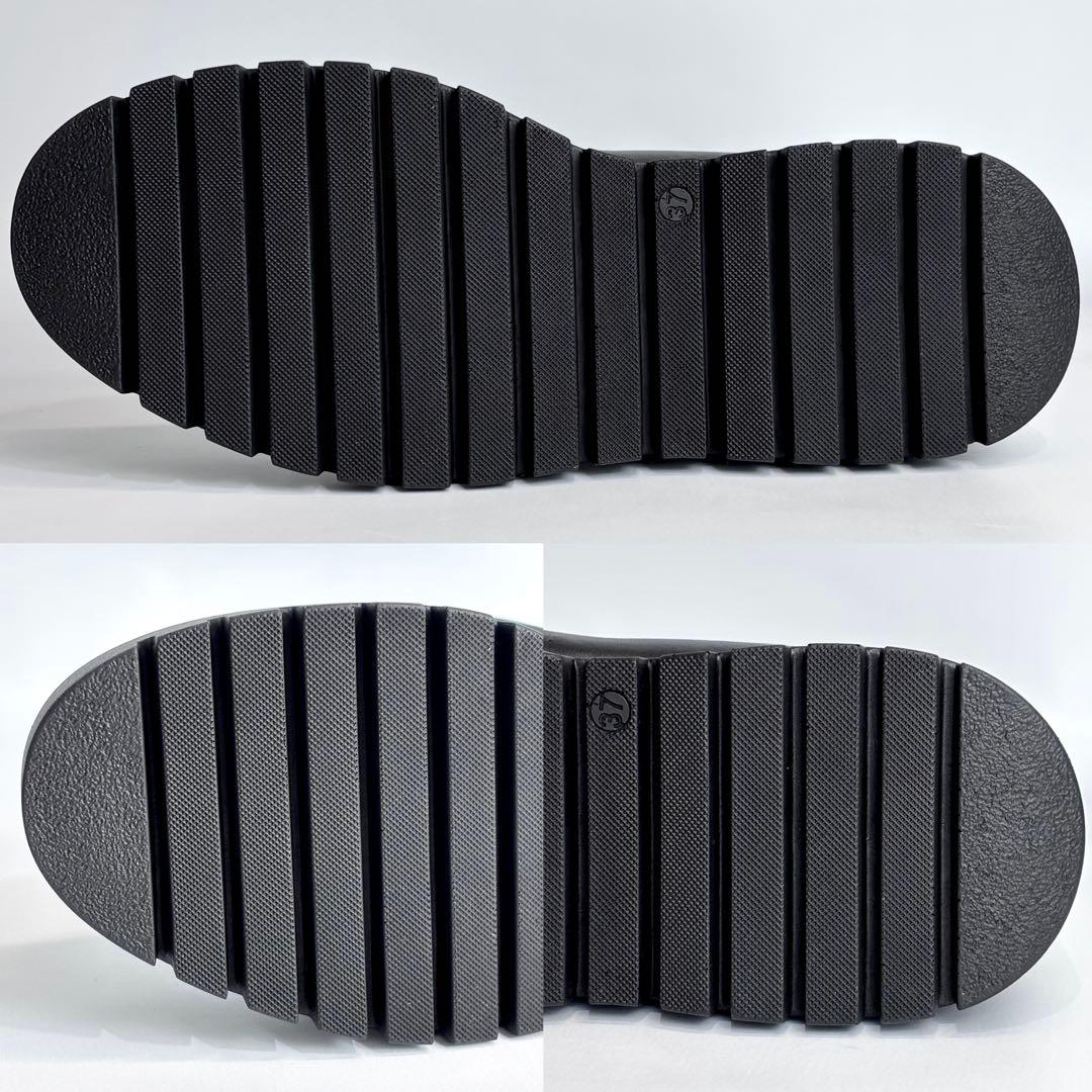 新品同様 CORSO ROMA 9 コルソローマ リブサイドゴアブーツ 23.5