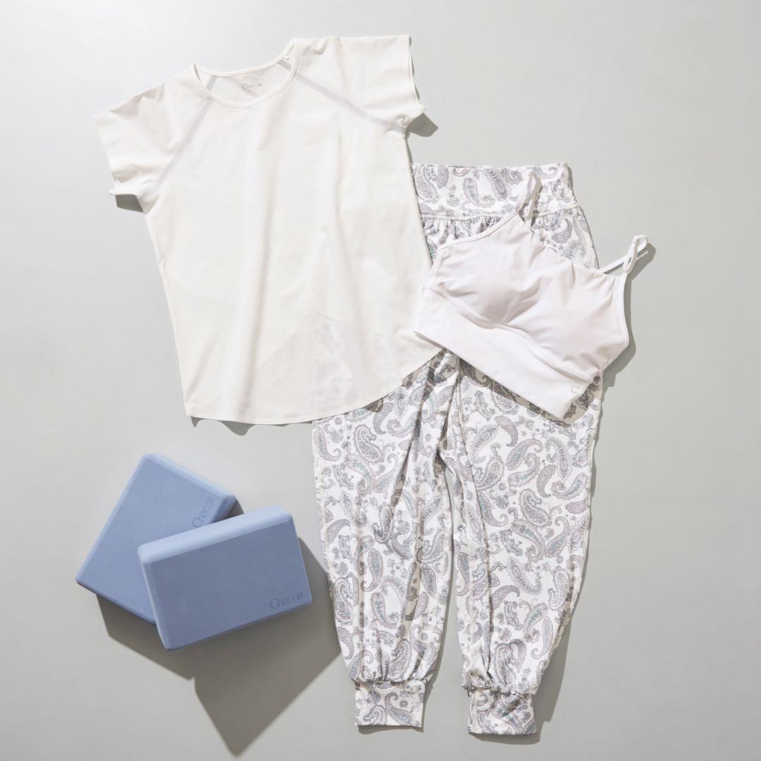 チャコット バレエ ヨガ ★ペイズリープリントパンツ★ Mサイズ 新品❣️