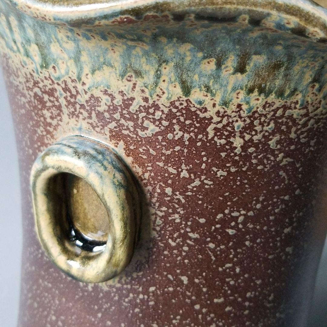 信楽焼傘立て  ビードロ鼓型 高さ４０cm