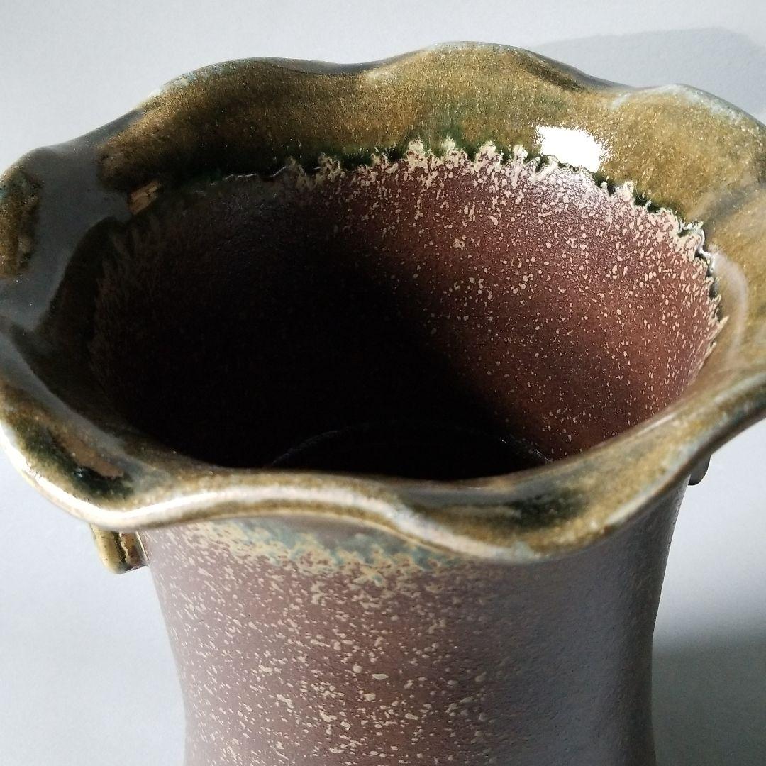 信楽焼傘立て  ビードロ鼓型 高さ４０cm