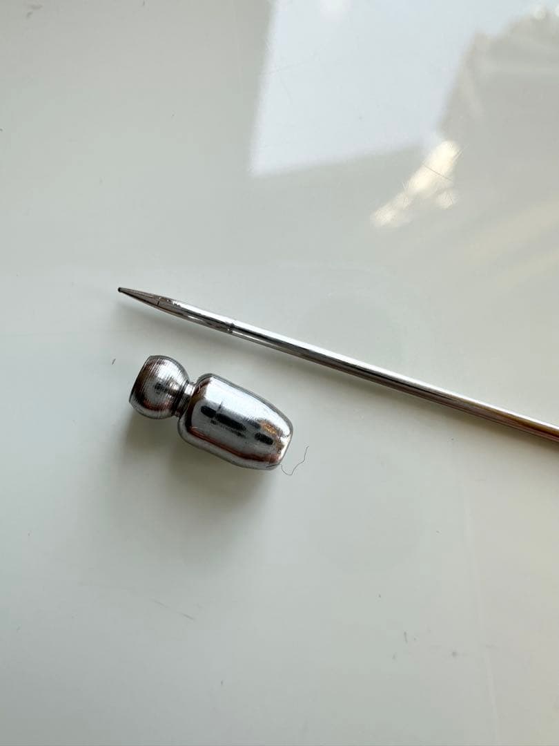 HERMES エルメスセリエラペルピン ハットピン ブローチ シェル