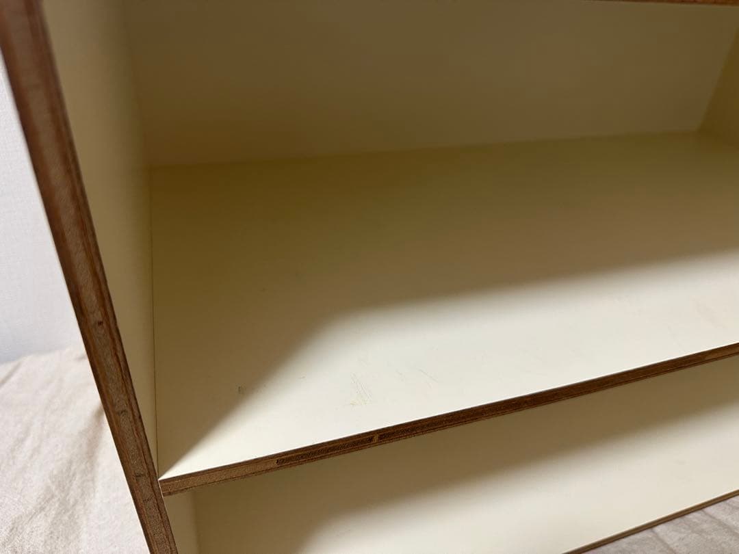 LAUAN SHELVES ラワンシェルブズ ホワイト　2段