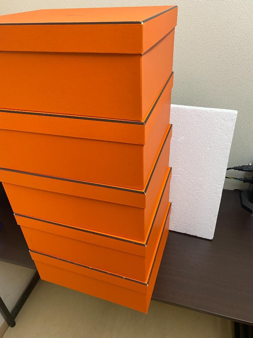 エルメス Hermes 5個 空箱 34x38x15