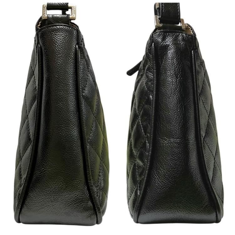 みーCHANEL マトラッセ キャビアスキン ショルダーバッグ シール